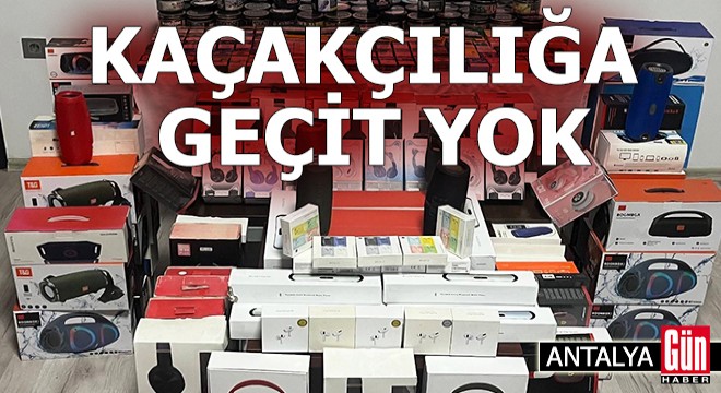 Antalya'da kaçakçılığa geçit yok