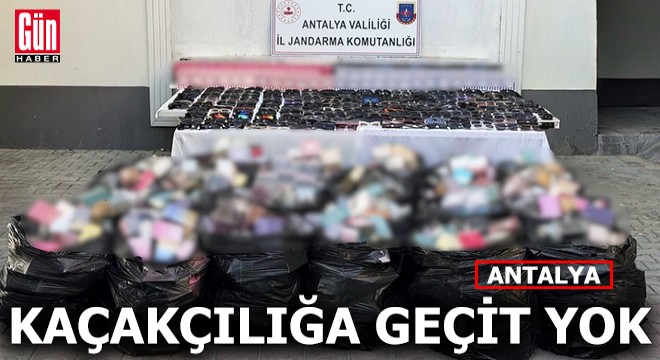 Antalya'da kaçakçılığa geçit yok