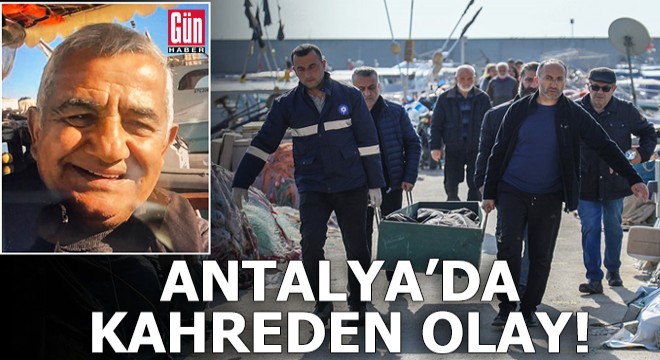 Antalya'da kahreden olay!