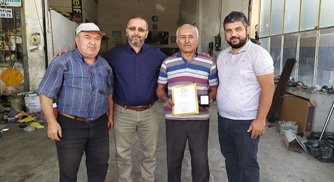 Antalya'da kan bağışçısına altın madalya