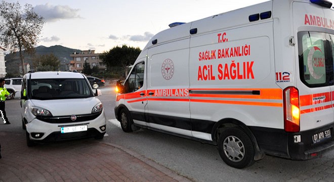 Antalya'da kaza: 1 yaralı
