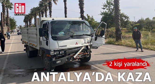Antalya'da kaza: 2 yaralı