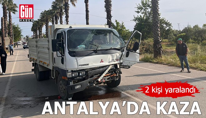 Antalya'da kaza: 2 yaralı