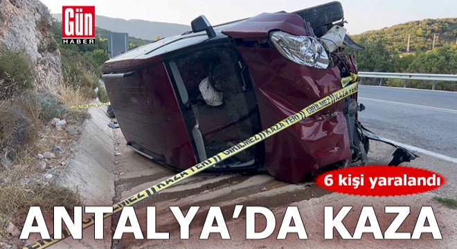 Antalya'da kaza: 6 yaralı