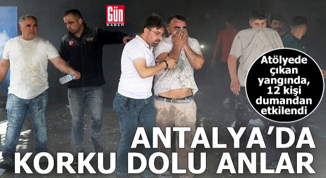 Antalya'da korku dolu anlar!