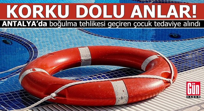 Antalya'da korku dolu anlar!