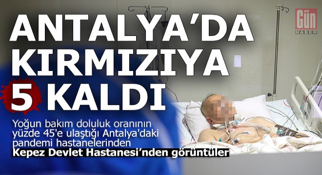 Antalya'da koronavirüste son durum