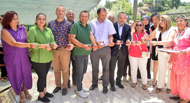Antalya'da köyde sanat sergisi