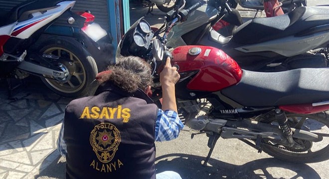 Antalya'da motosiklet denetimi