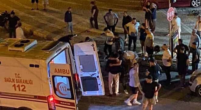 Antalya'da motosiklet sürücüsünün ayağı koptu
