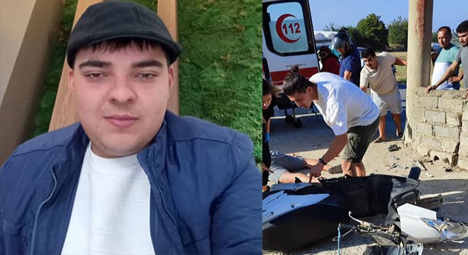 Antalya'da motosikletiyle direğe çarptı, yaşamını yitirdi