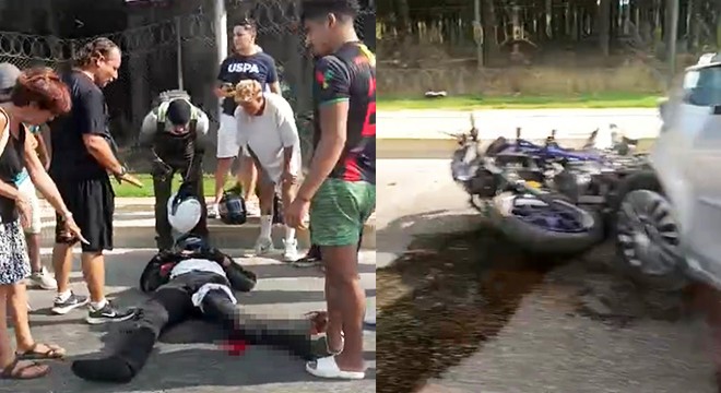 Antalya'da otomobille motosiklet çarpıştı: 1 yaralı