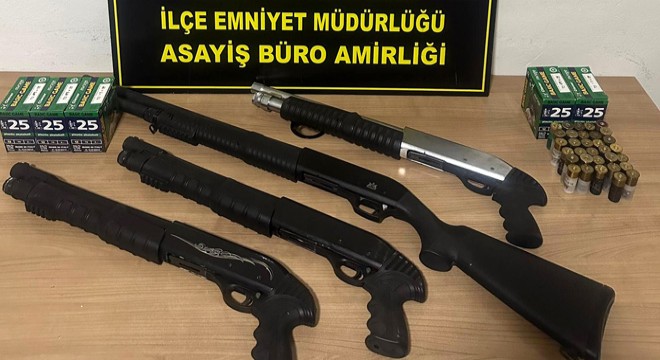 Antalya'da ruhsatsız silah operasyonu