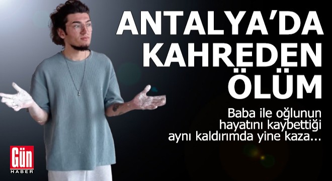 Antalya'da savrulan otomobilin çarptığı genç öldü