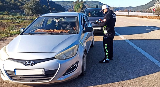 Antalya'da son 1 haftada 58 bin 125 araç denetlendi