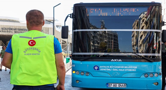 Antalya'da toplu ulaşımda klima denetimleri sürüyor