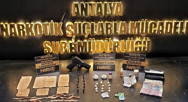 Antalya'da uyuşturucu operasyonunda 75 gözaltı