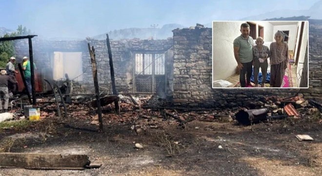 Antalya'da yangında yanan 80 bin lirası yenilendi