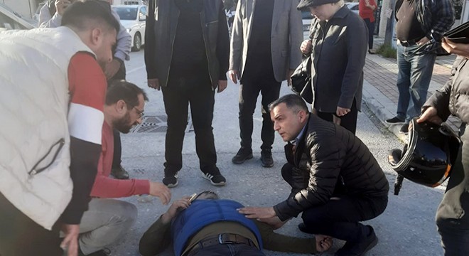 Antalya'da yaralıya ilk müdahale, başkan adayından
