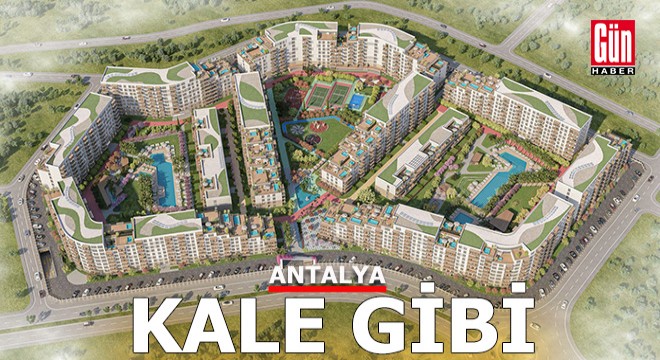 Antalya'daki kale gibi bu proje fuarda görücüye çıkıyor