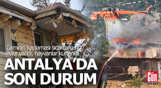 Antalya'daki orman yangınlarında son durum