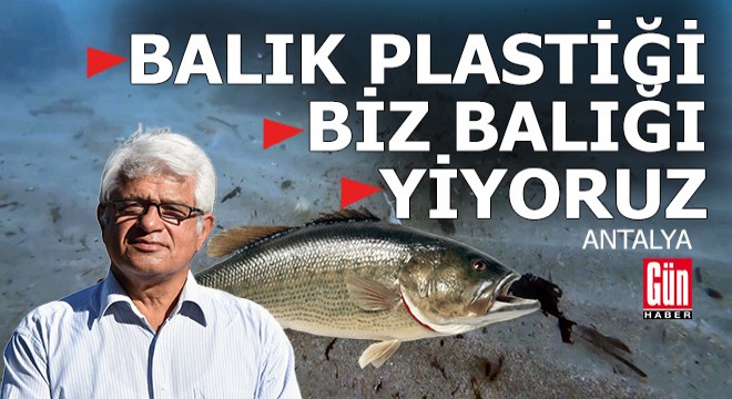 Antalya'dan uyarı var; 'Balık plastiği, biz balığı yiyoruz'
