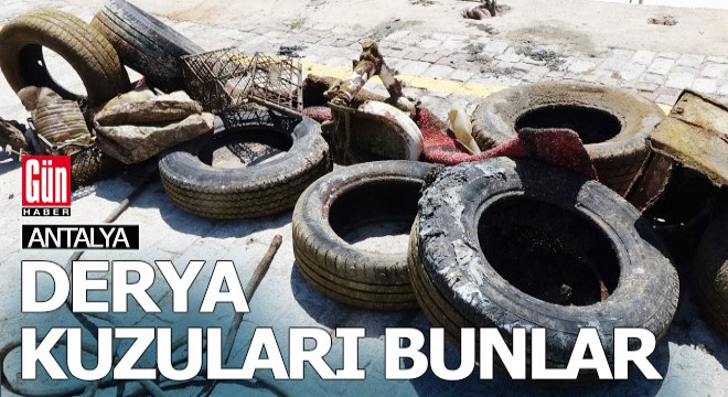 Antalya denizinde balık yok, atık çok
