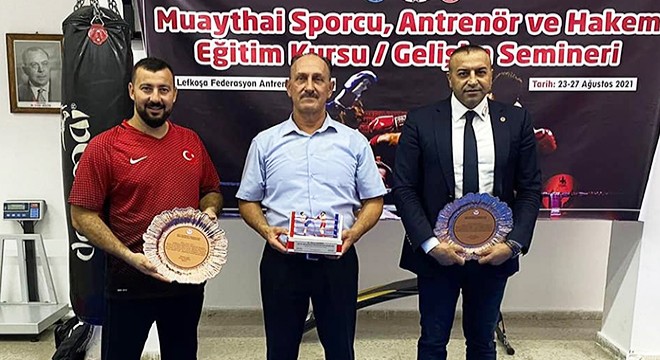 Antalyalı antrenörden KKTC'de muaythai eğitimi