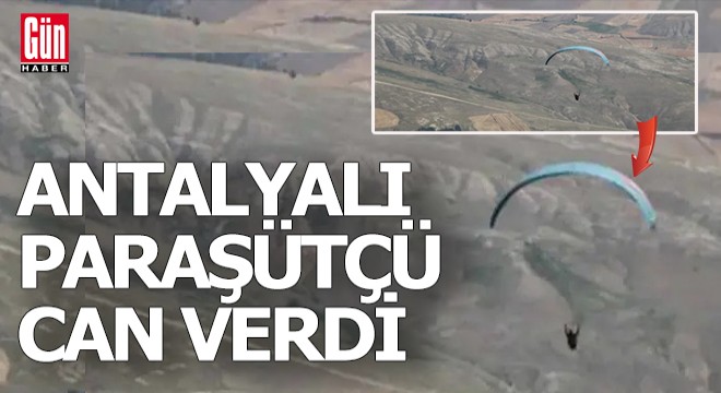 Antalyalı yamaç paraşütçüsü kayalıklara düşüp can verdi