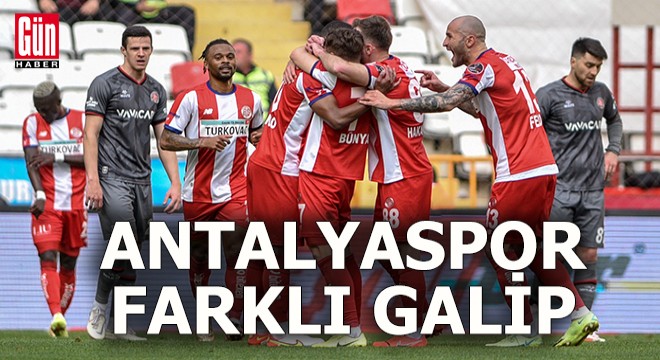 Antalyaspor 8 hafta sonra galip geldi