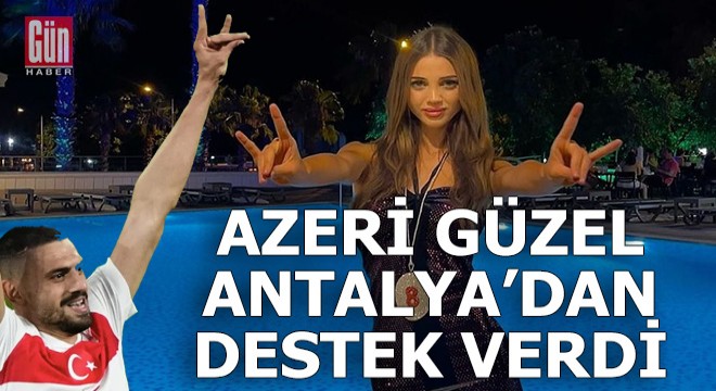 Azeri kızı manken-oyuncu Alina'dan Merih'e tam destek