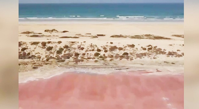 BAE'de keşfedilen pembe göl görenleri şaşırttı