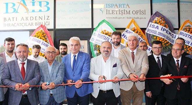 BAİB Isparta iletişim ofisi faaliyete girdi