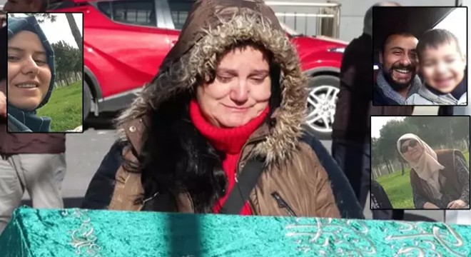 Bahtiyar Aladağ'ın öldürdüğü eşi, oğlu ve kayınvalidesi toprağa verildi