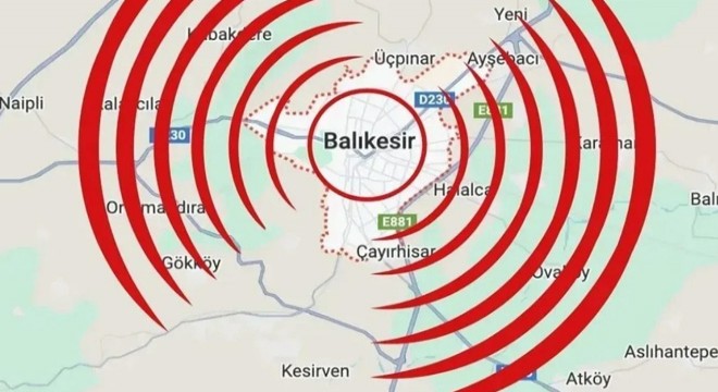 Balıkesir Sındırgı'da 4.1 büyüklüğünde deprem