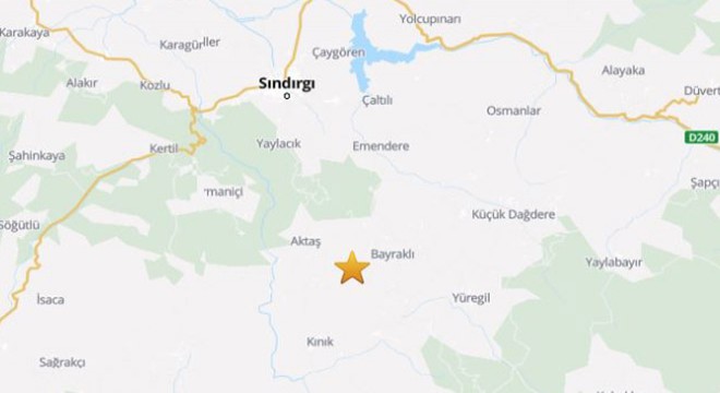 Balıkesir Sındırgı'da 4.2 büyüklüğünde deprem