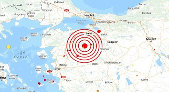 Balıkesir'de 3.8 büyüklüğünde deprem