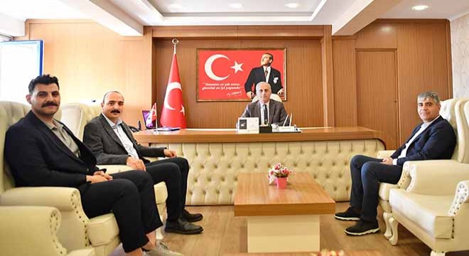 Başkan Kotan'ın ilk ziyareti Kaymakam Köse'ye