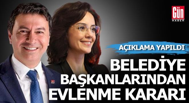 Belediye başkanları, evlenme kararı aldı