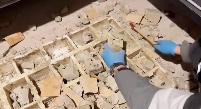 Beton kalıplarında uyuşturucu ticareti