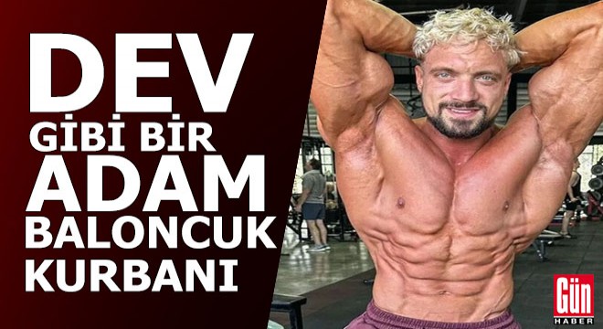 Minicik bir baloncuk dev gibi bir adamı devirdi