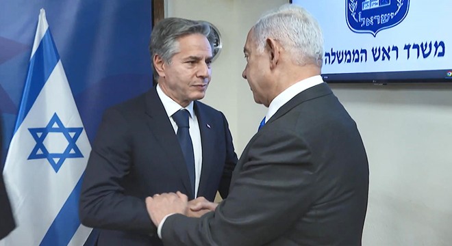 Blinken, İsrail Başbakanı Netanyahu ile görüştü