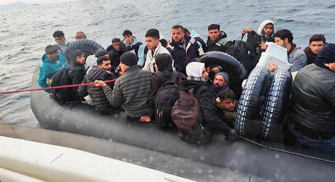 Bodrum'da 67 kaçak göçmen yakalandı