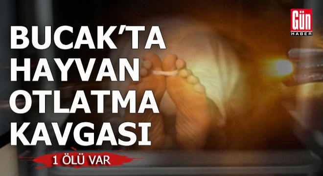 Bucak'ta hayvan otlatma kavgasında bir kişi yaşamını yitirdi