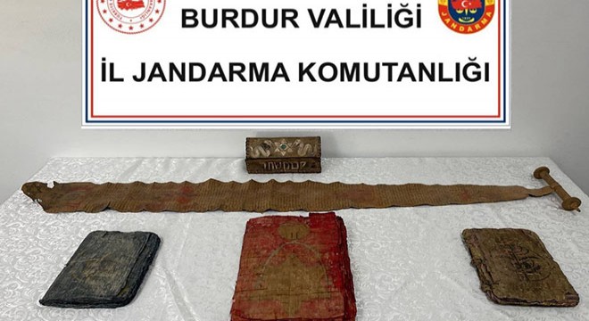 Bucak'ta tarihi eser operasyonu