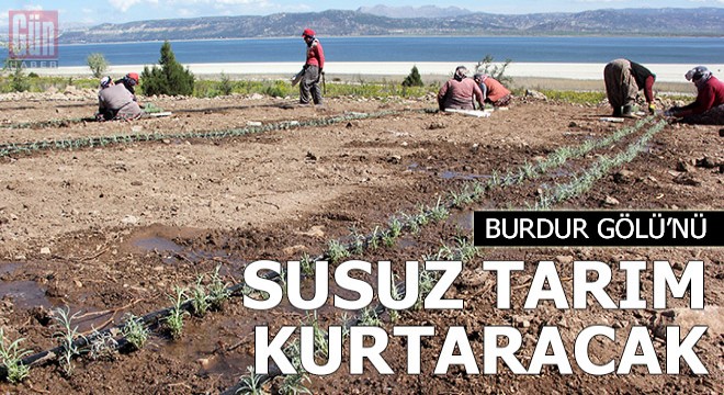 Burdur Gölü'nü 'susuz tarım' kurtaracak