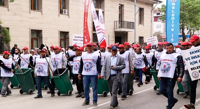 Burdur'da 1 Mayıs kutlaması