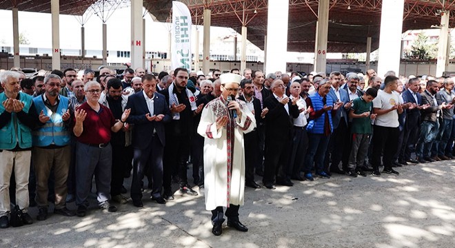 Burdur'da, Filistinliler için gıyabi cenaze namazı