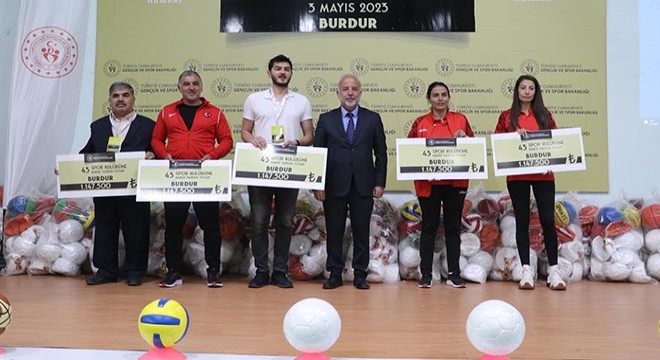 Burdur'da amatör spor kulüplerine destek