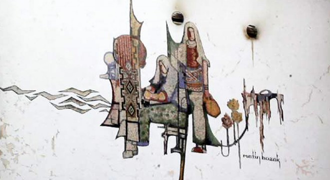 Burdur'da belediyeye 'rölyef' tepkisi